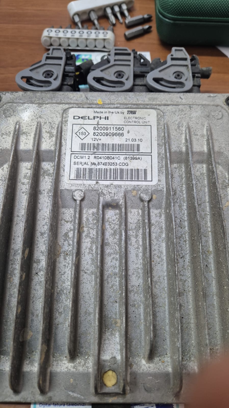 Renault Clio -Kangoo - Megane-MOTOR BEYNİ 1.5 dci 2004-8200911560 8200909666 